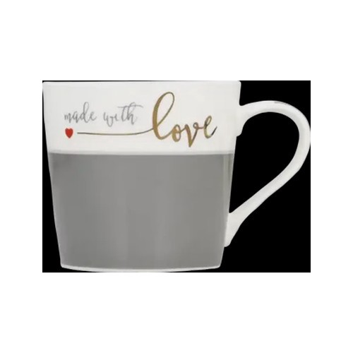 made with love metallic coffee mug 415ml colour may vary