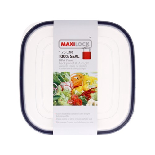 Maxilock Square Food Container 1.75L