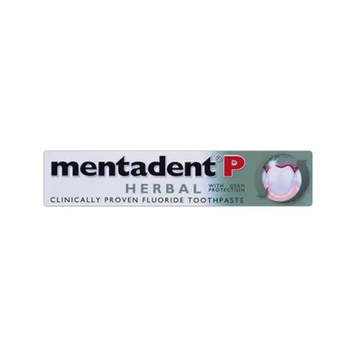 mentadent p herbal toothpaste 100ml