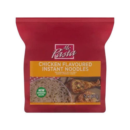 mr pasta chicken flavoured instant noodles 5 x 60g