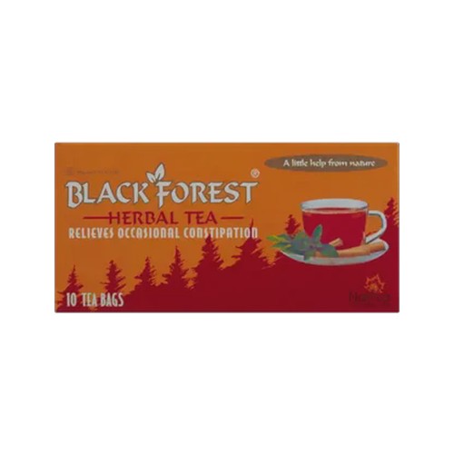 nativa black forest herbal laxative teabags 10 pack
