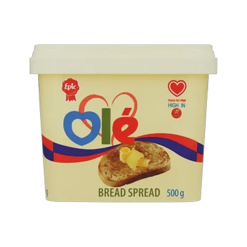ole bread spread tub 500g