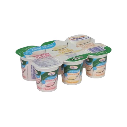 Orange Grove Assorted Low Fat Smooth Yoghurt 6 x 100g