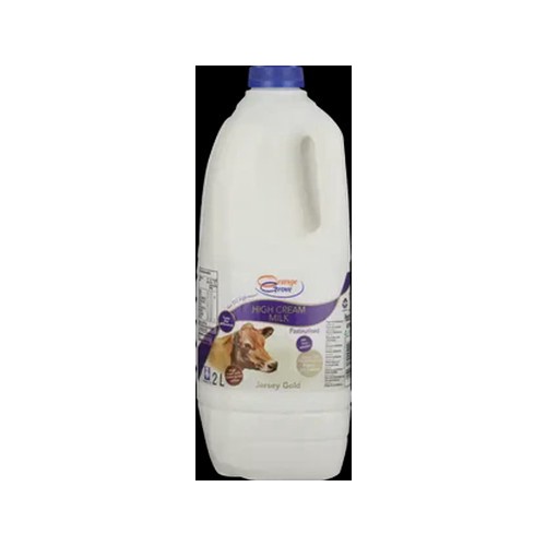 orange grove jersey gold fresh full cream milk 2l
