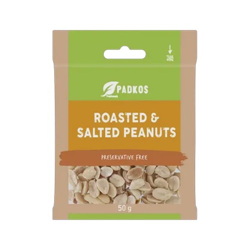 padkos roasted & salted peanuts 50g