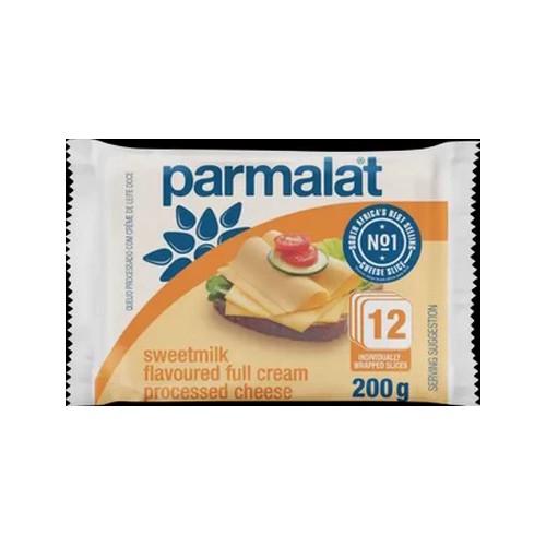 parmalat sweetmilk flavoured full cream processed cheese 12 pack