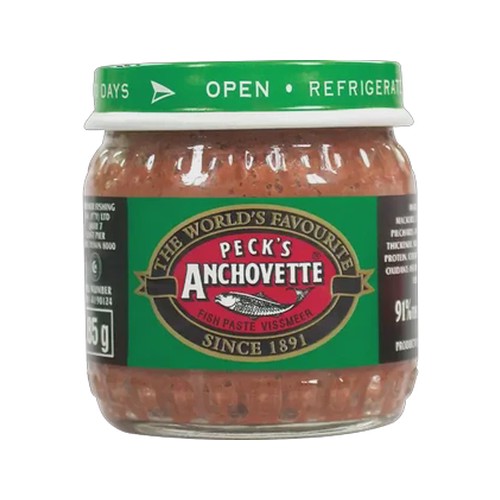 pecks anchovette fish paste 85g