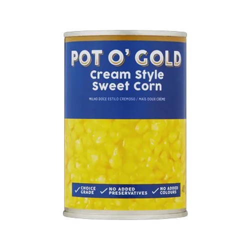 pot o gold cream style sweet corn 410g