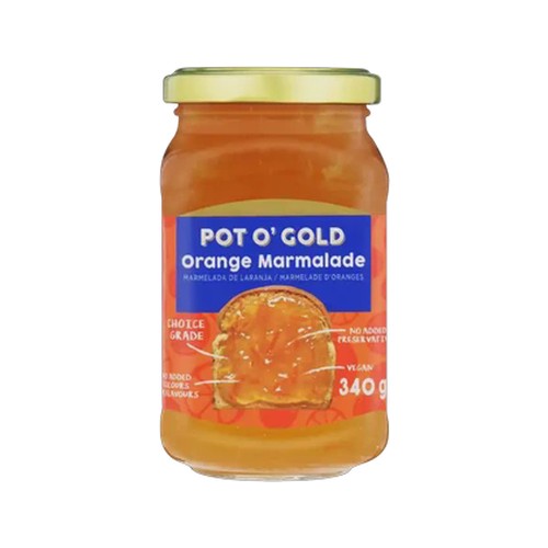 pot o gold orange marmalade 340g