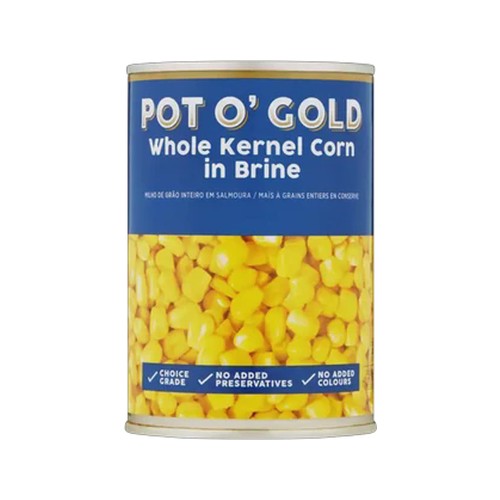 pot o gold whole kernel corn in brine 410g