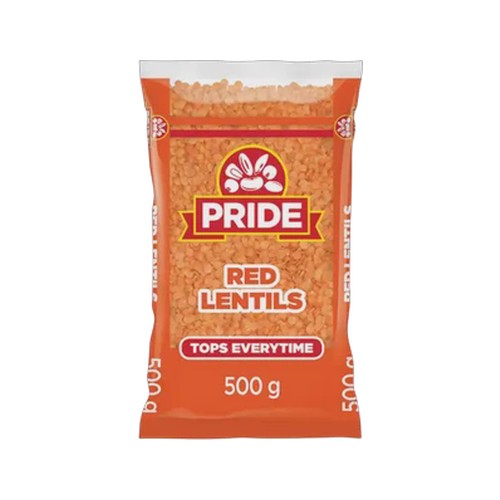 pride red lentils 500g