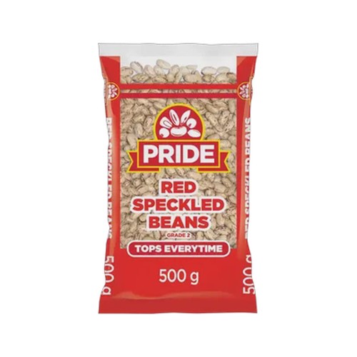 pride red speckled beans 500g