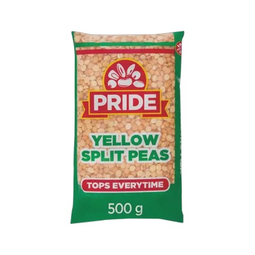 pride yellow split peas 500g