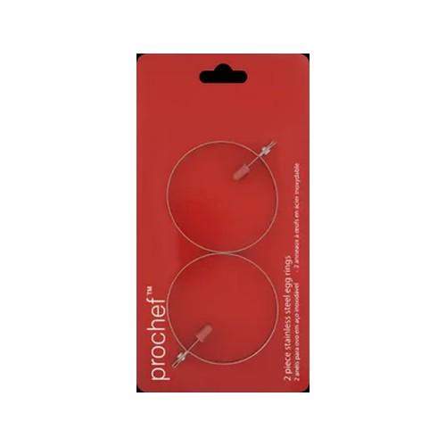 Prochef Stainless Steel Egg Rings 2 Pack