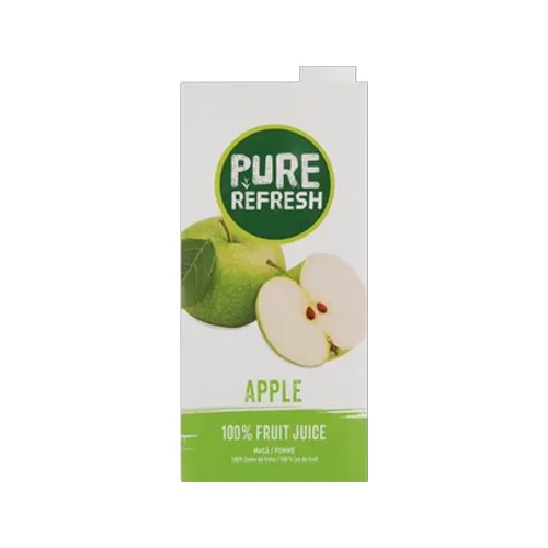 pure refresh uht 100 pure apple juice 1l