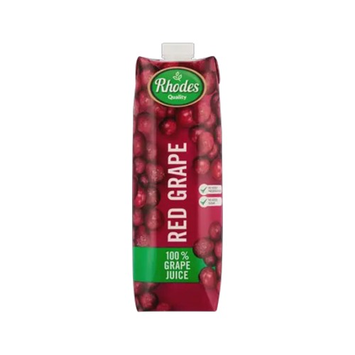 rhodes quality 100 red grape juice 1l
