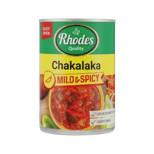rhodes quality mild & spicy chakalaka 400g