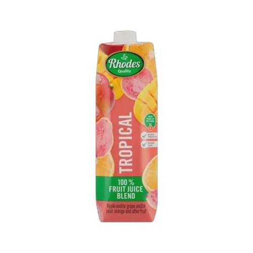 Rhodes Quality Tropical 100 Fruit Juice Blend 1l