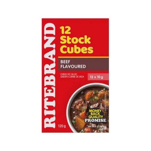 Ritebrand Beef Flavoured Stock Cubes 12 x 10g