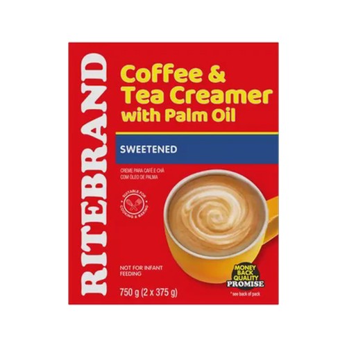 ritebrand coffee & tea creamer 2 x 375g
