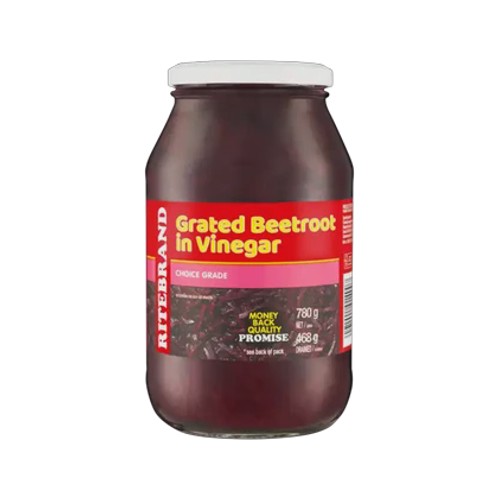 ritebrand grated beetroot 780g