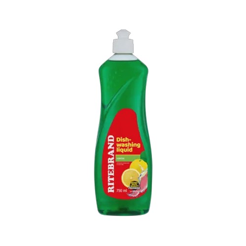 ritebrand lemon dishwashing liquid 750ml