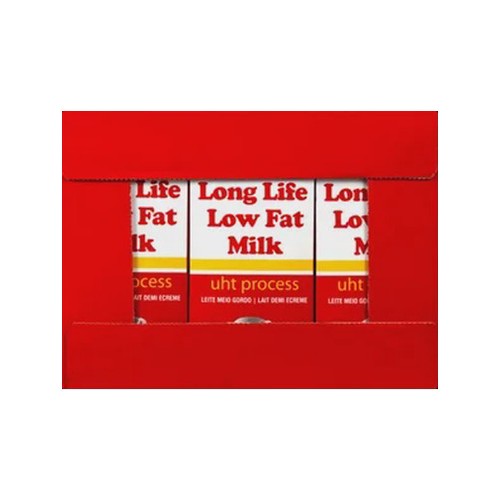 ritebrand long life low fat milk 6 x 1l