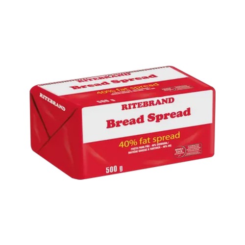 ritebrand medium fat bread spread brick 500g