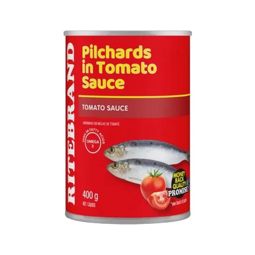 ritebrand pilchards in tomato sauce 400g