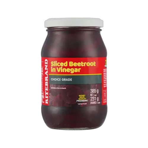 ritebrand sliced beetroot 385g