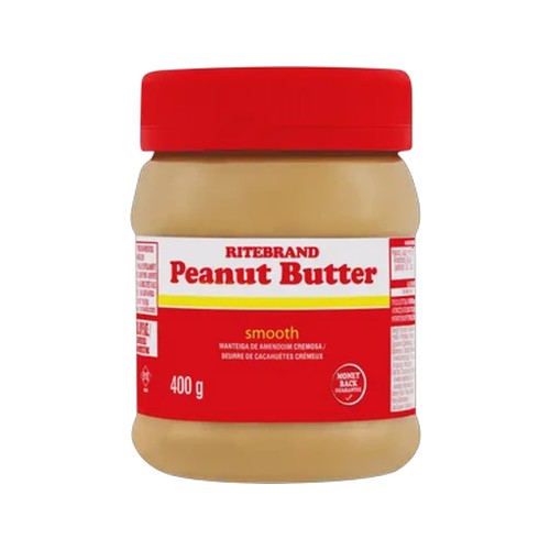 ritebrand smooth peanut butter 400g