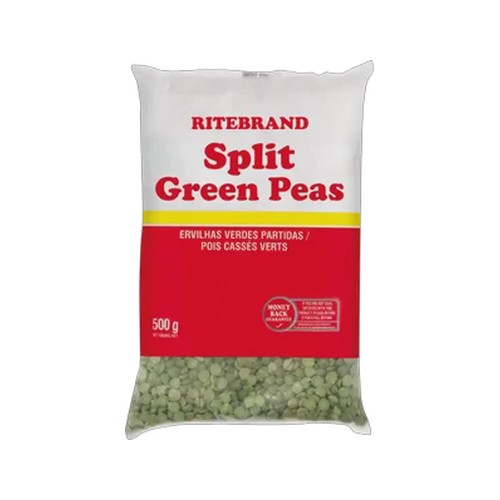 ritebrand split green peas 500g