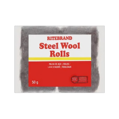 ritebrand steel wool rolls 50g