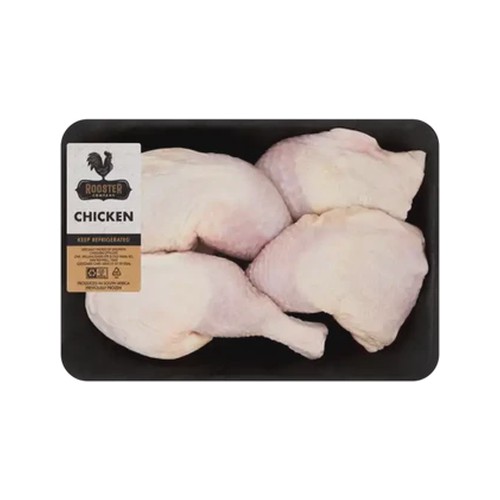 rooster company frozen chicken leg quarters 500g - 700g