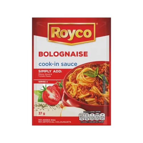 royco bolognaise cook-in sauce 37g