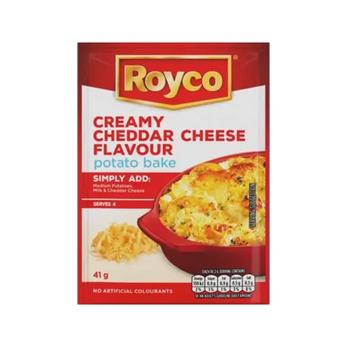 royco creamy cheddar cheese flavour potato bake 41g