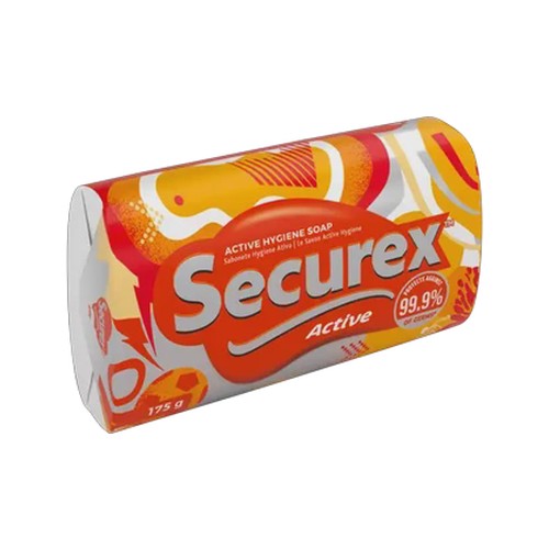 securex active active hygiene bar soap 175g