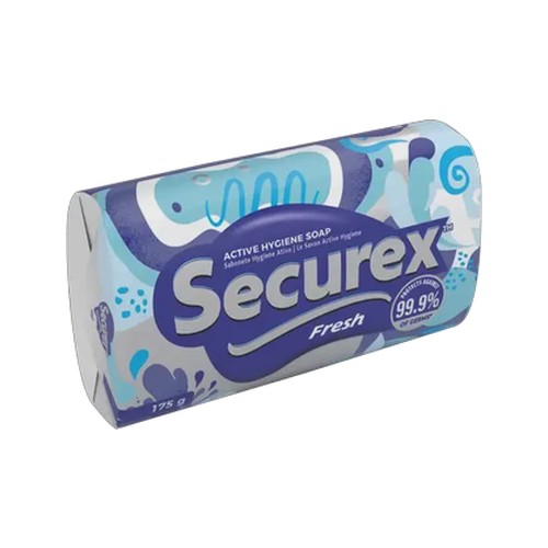 securex fresh active hygiene bar soap 175g