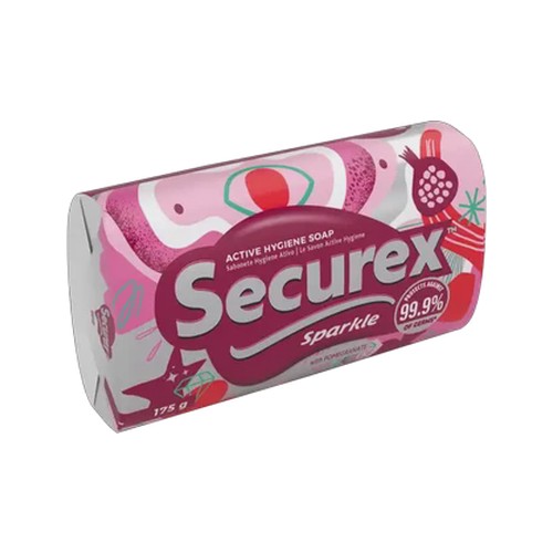 securex sparkle active hygiene soap bar 175g