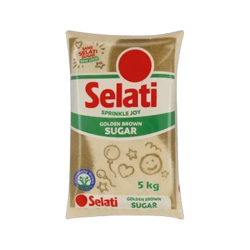 selati golden brown sugar 5kg