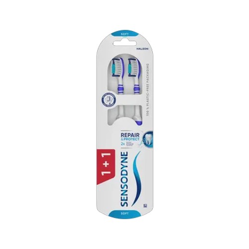 sensodyne repair & protect soft toothbrush 2 pack
