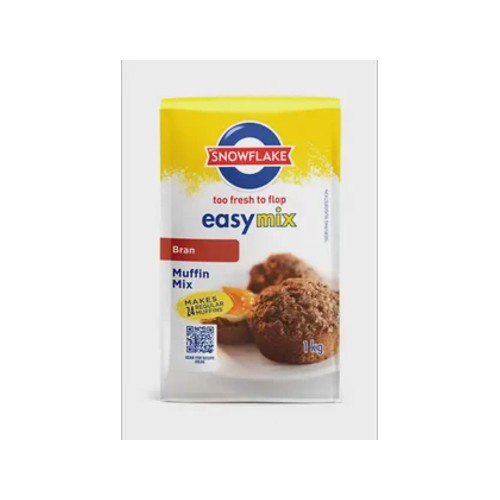 snowflake bran muffin easymix 1kg