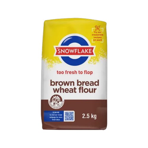 snowflake brown bread wheat flour 25kg