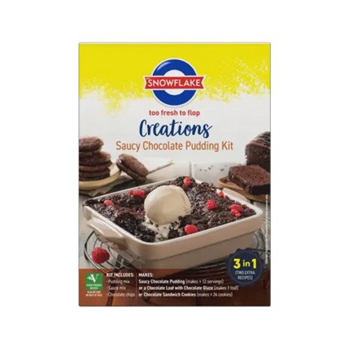 Snowflake Creations Saucy Chocolate Pudding Kit 510g