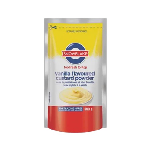 snowflake vanilla flavoured custard powder 500g