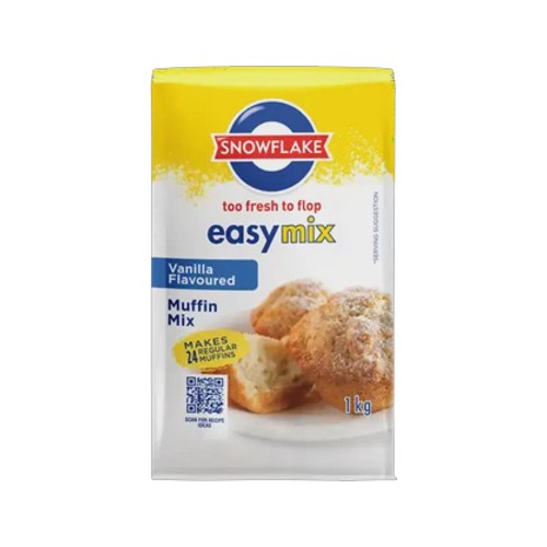 snowflake vanilla flavoured muffin mix 1kg