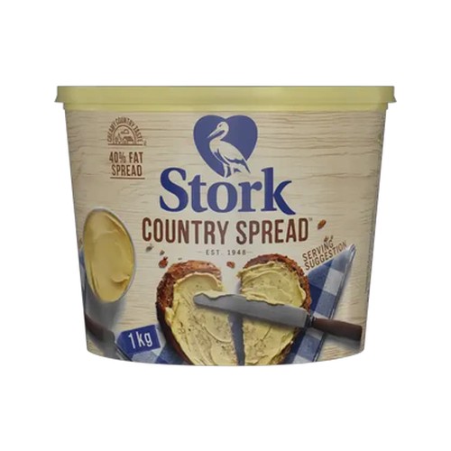 stork country spread 40 fat spread tub 1kg