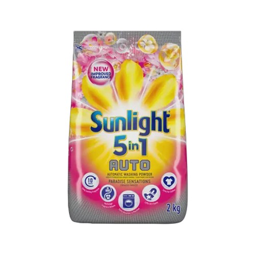 sunlight paradise 5in1 auto washing powder 2kg