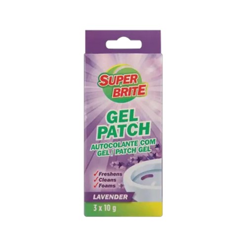 super brite gel patch lavender scented toilet cleaner 3-pack