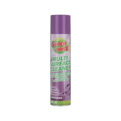 Super Brite Lavender Scented Multisurface Cleaner Spray Can 300ml